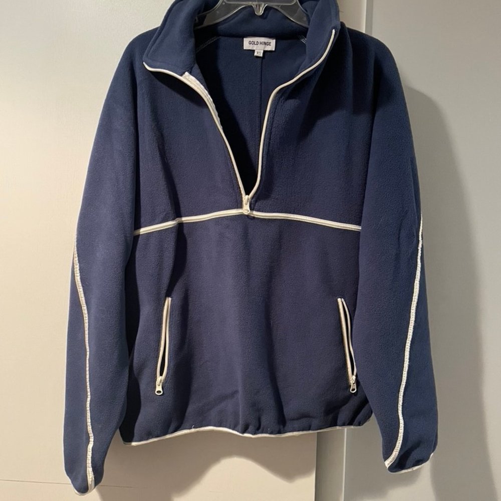 Gold Hinge Half Zip